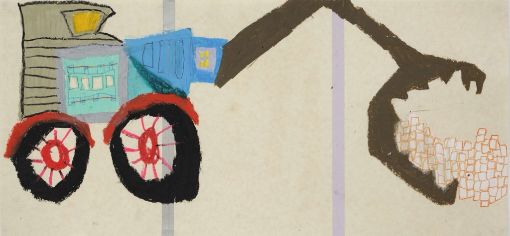 震える車